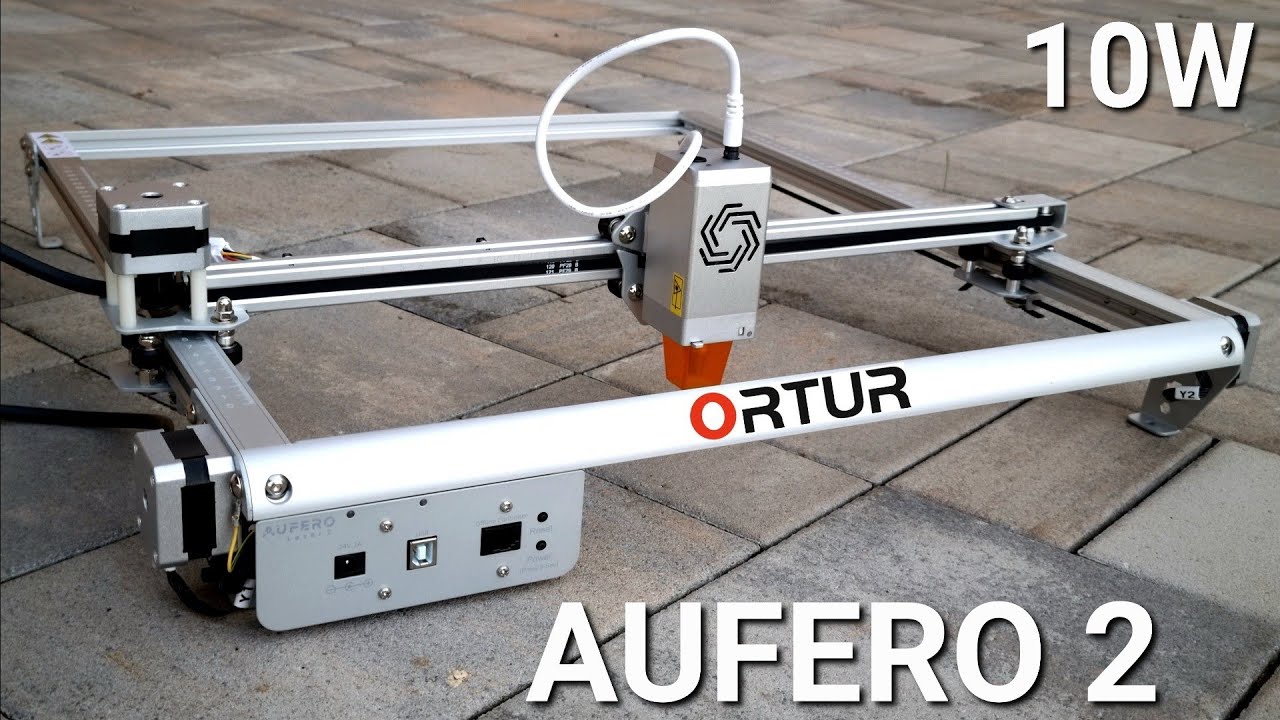 Лазерный гравер Ortur Aufero Laser 2 с диодом 10Вт от Sinis. Для разных материалов.