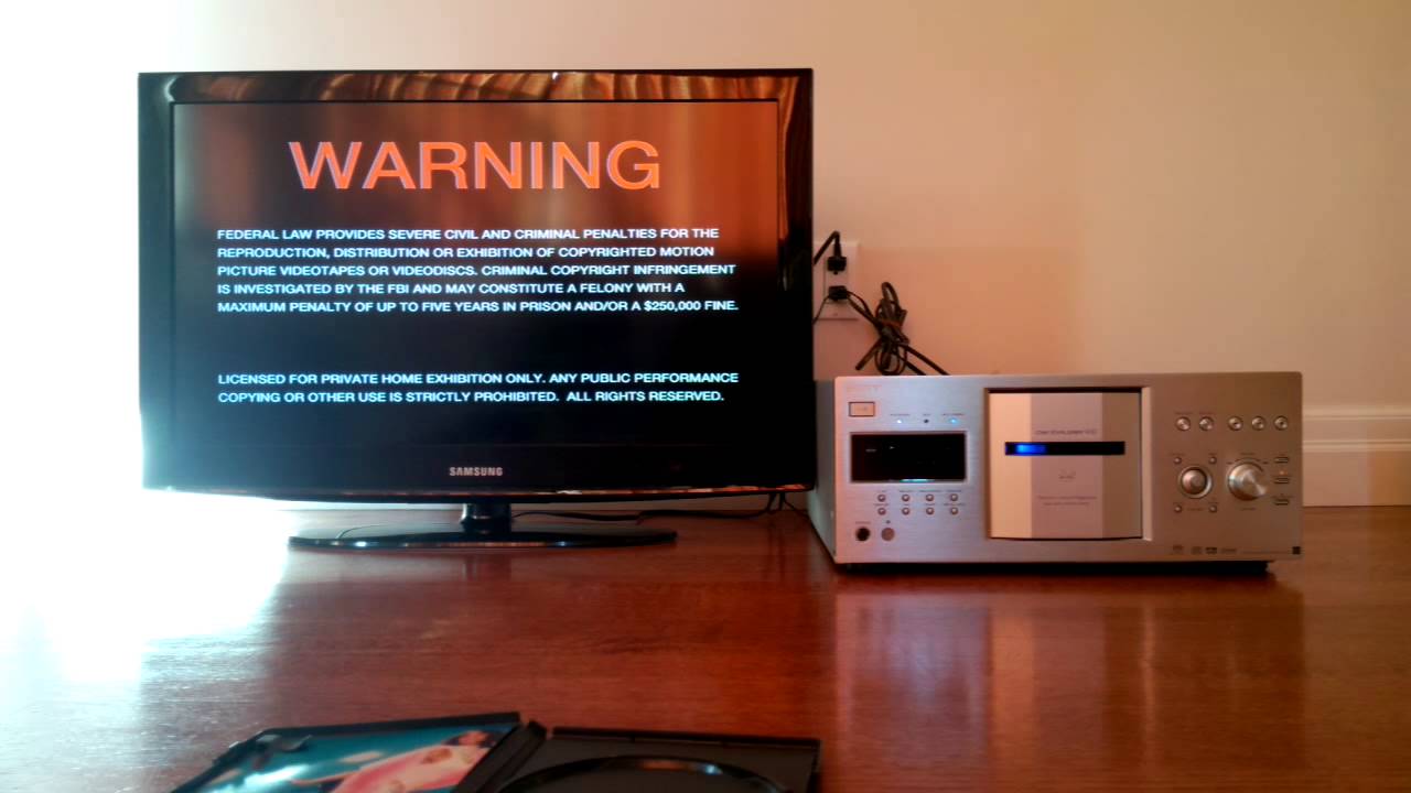 SONY DVP-777ES DVD Changer 10/16/2013
