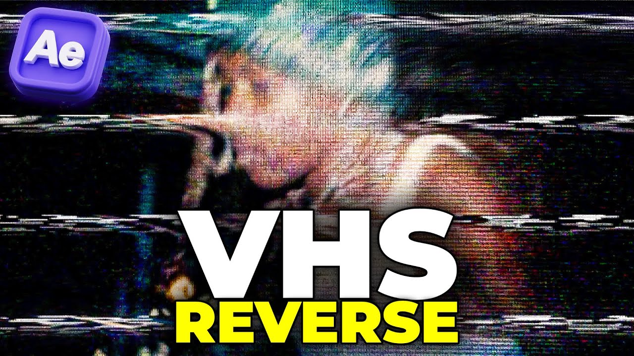 How to Create VHS REVERSE EFFECT in After Effects!