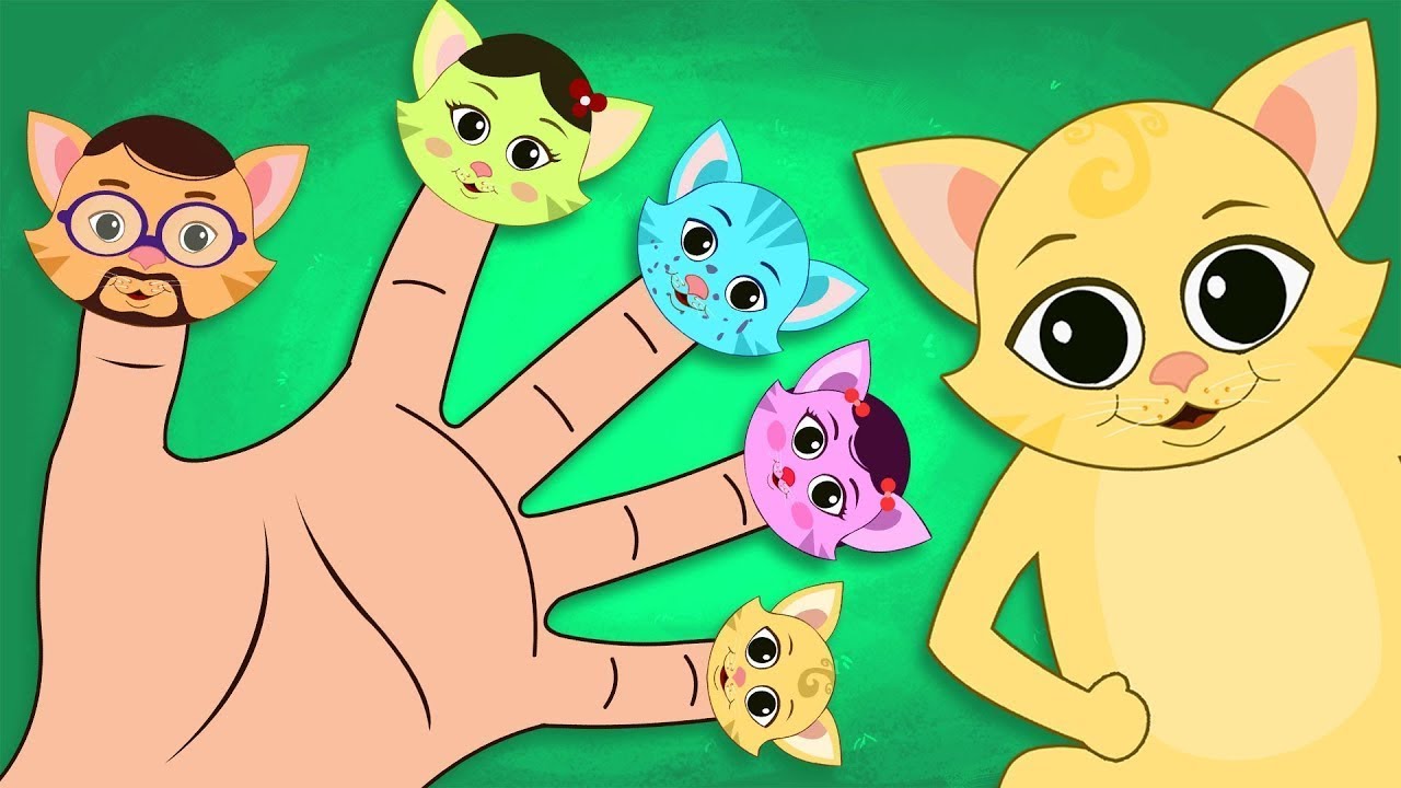 Família dos dedos de Gatos | Bebês Desenho Animado em Português Brasil | Campo das Crianças