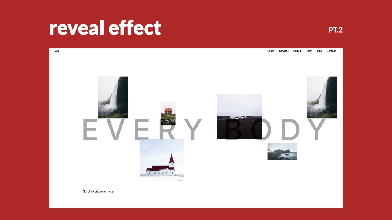 Horizontal Scroll Gallery and Reveal Effect Part 2 (Created with Locomotive Scroll & React)