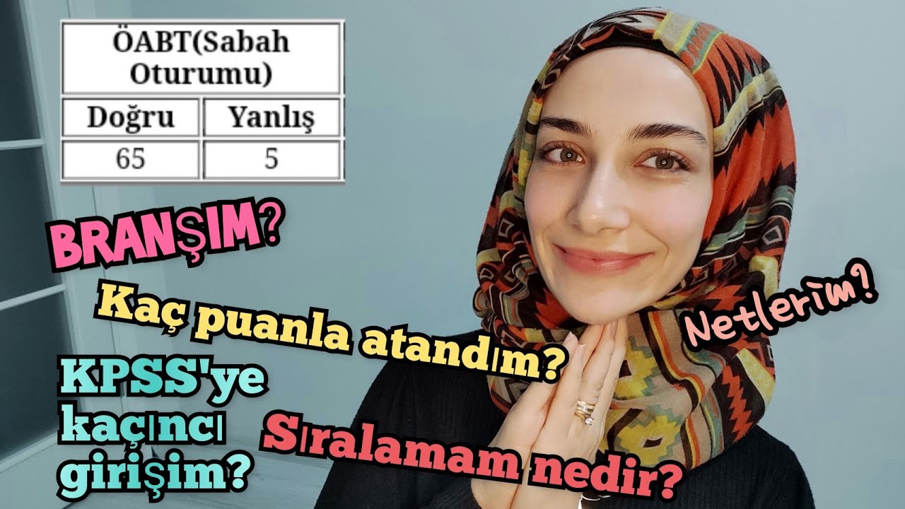 KPSS SONUCUM? Kaç puanla atandım? Sıralamam ve branşım nedir? KPSS Soru-Cevap videosu 🌟