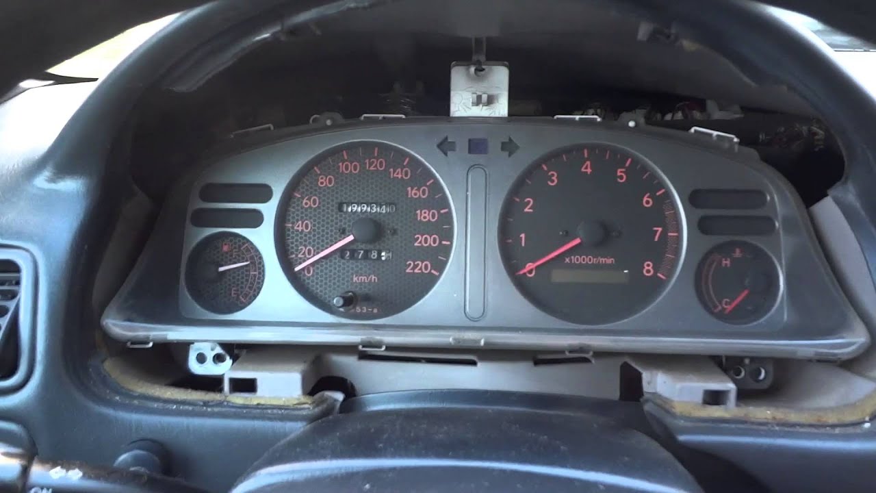 Replacing Dash Cluster Lights - 1998 Toyota Corolla G6R