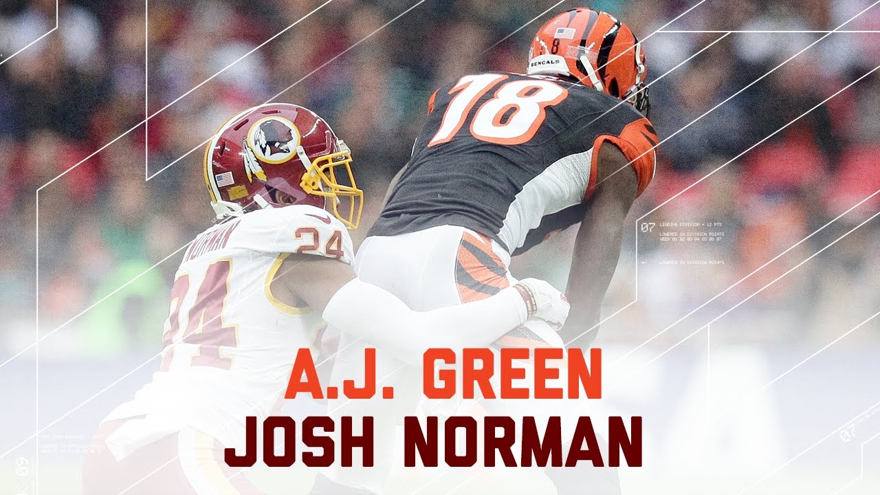 A.J. Green vs. Josh Norman | Redskins vs. Bengals | NFL Week 8 Player Highlights