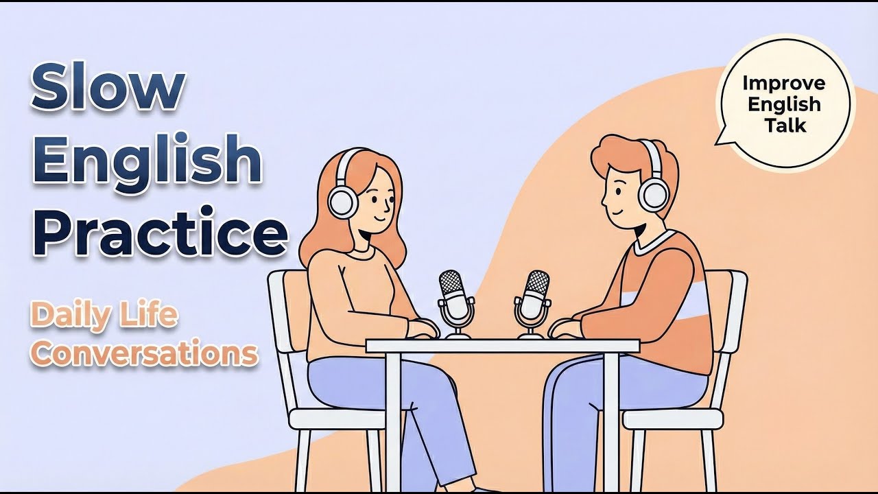 Slow English Speaking Practice | Daily Life Conversations for Beginners