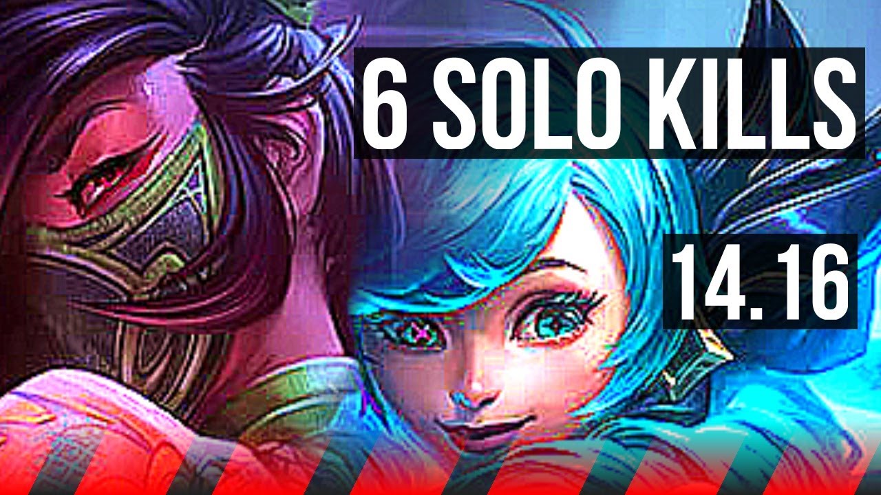 AKALI vs GWEN (TOP) | 6 solo kills, 42k DMG, 600+ games | NA Master | 14.16
