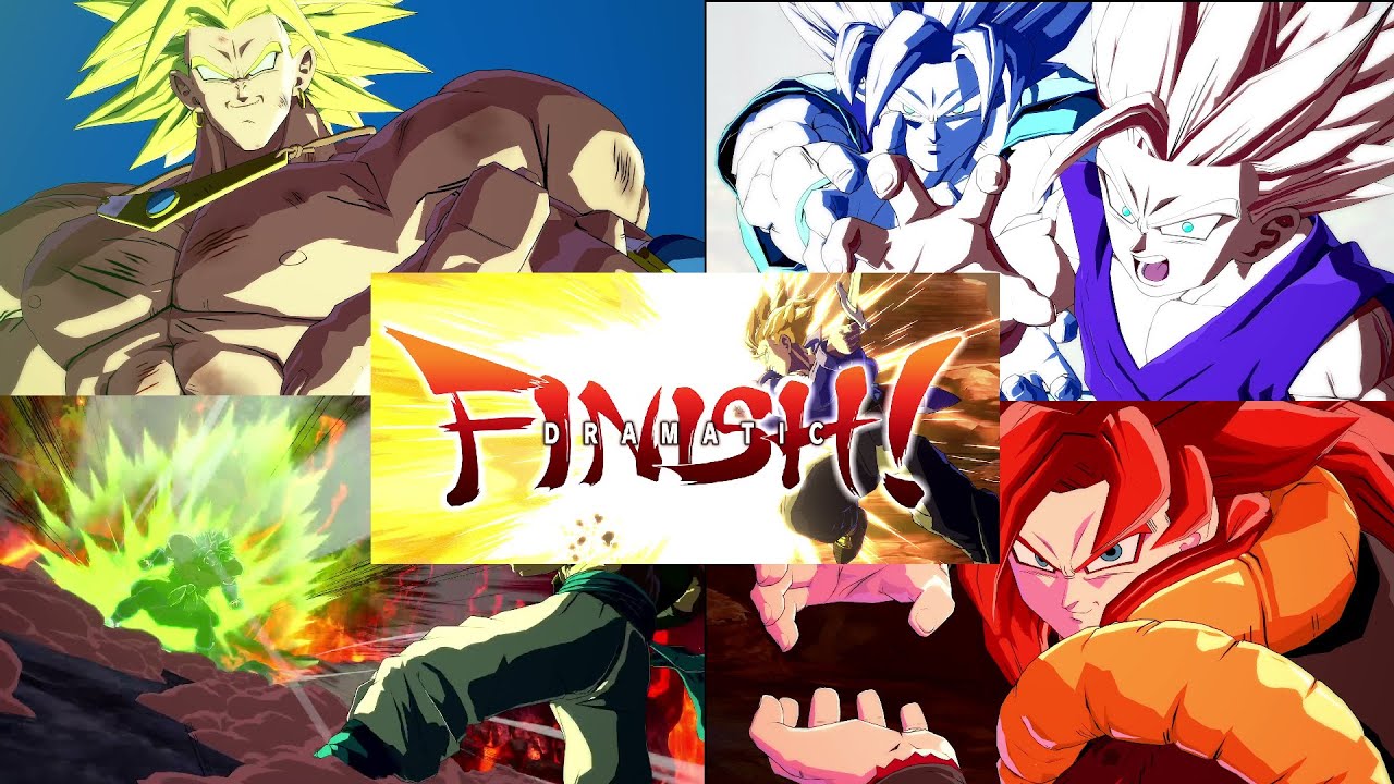 All Special Intros & Dramatic Finishes - Dragon Ball FighterZ Game Clip