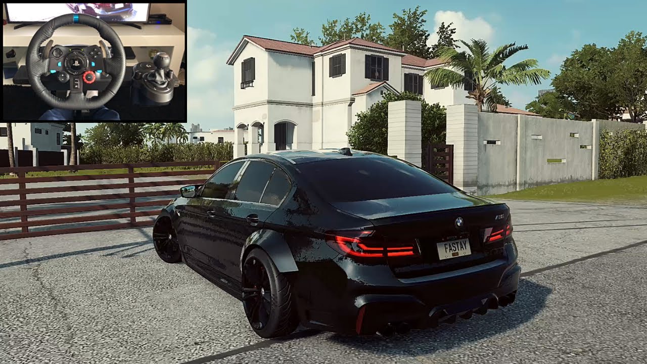 NFS HEAT BMW M5 - LOGITECH G29 gameplay