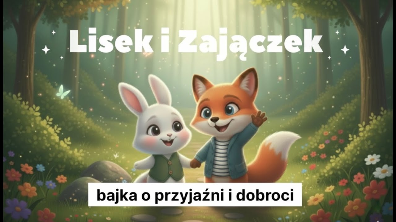 🦊🐰 Lisek i Zajączek – bajka o przyjaźni i dobroci