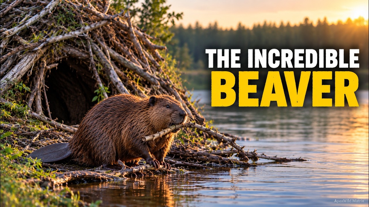 How Beavers Build Dams and Transform Entire Ecosystems 🦫 | Wildlife Documantary | ApexWild Matrix.