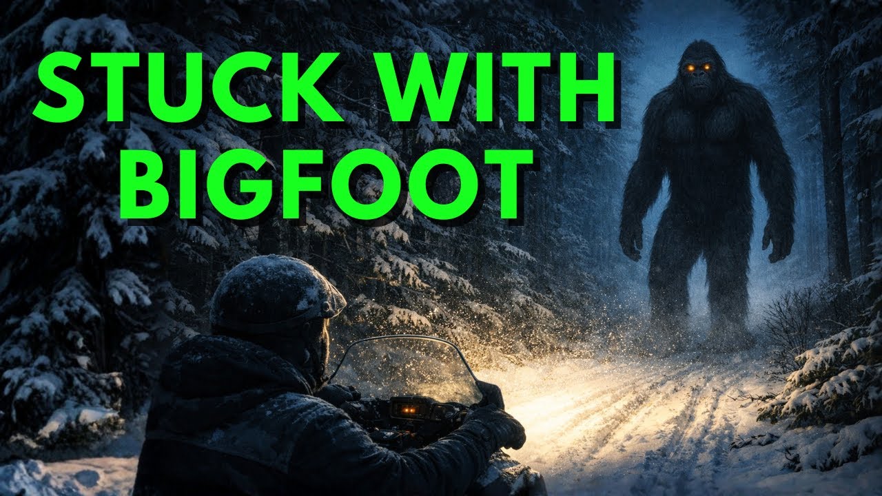 Trapped In The Snow With Bigfoot  - His Night Was NOT Going As Planned!