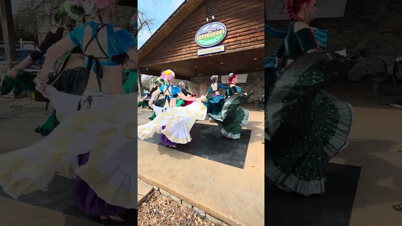 Dahlonega Belly Dance performance at Art in the Park March 7, 2026
