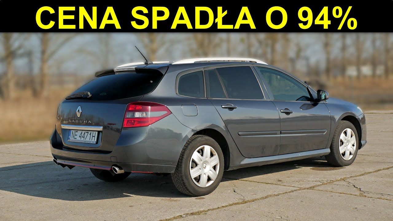 Renault Laguna 3 za raptem 6% ceny początkowej