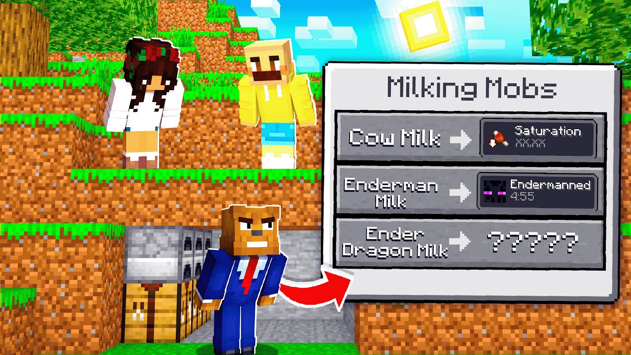Minecraft Manhunt, но я дою мобов