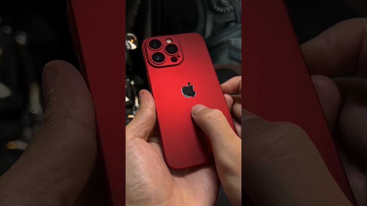 Premium Hot Red case for IPhone || IPhone 14 pro Max