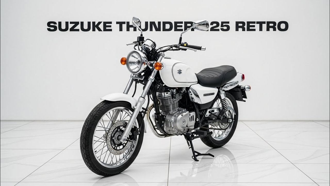 Официальный запуск Suzuki Thunder 125 Retro 2026 года &ndash; объявлены цена и характеристики!