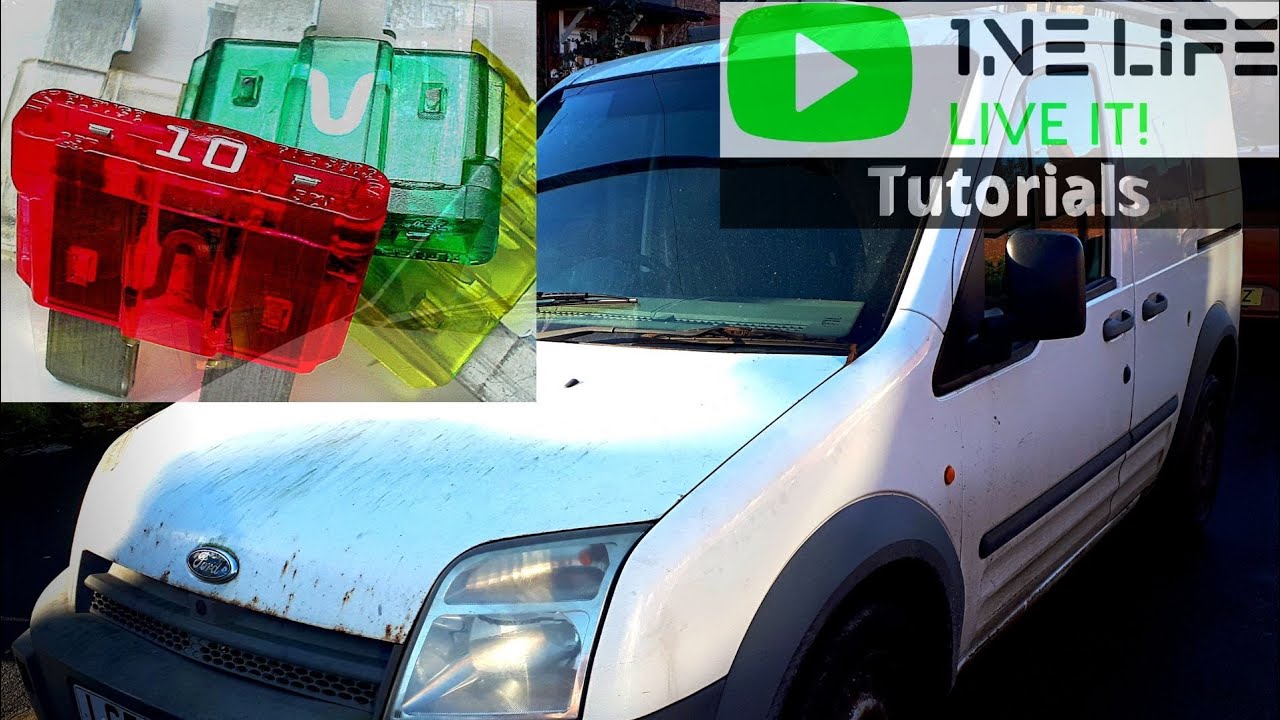 Ford Transit Connect — расположение блока предохранителей