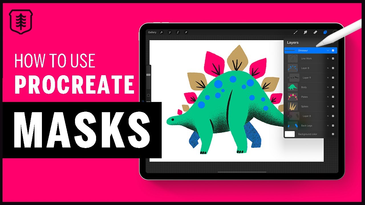 Using MASKS in Procreate - Alpha Lock, Clipping Mask & Layer Mask (2020)