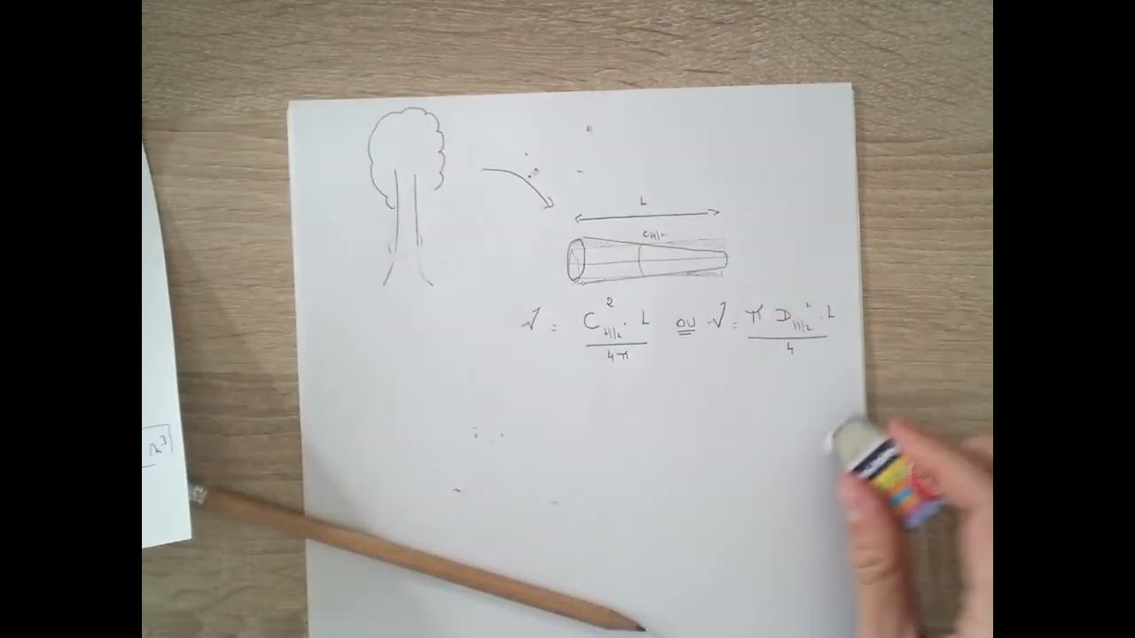 Exercice de cubage &agrave; partir d'une C H/2 ou d'un D H/2
