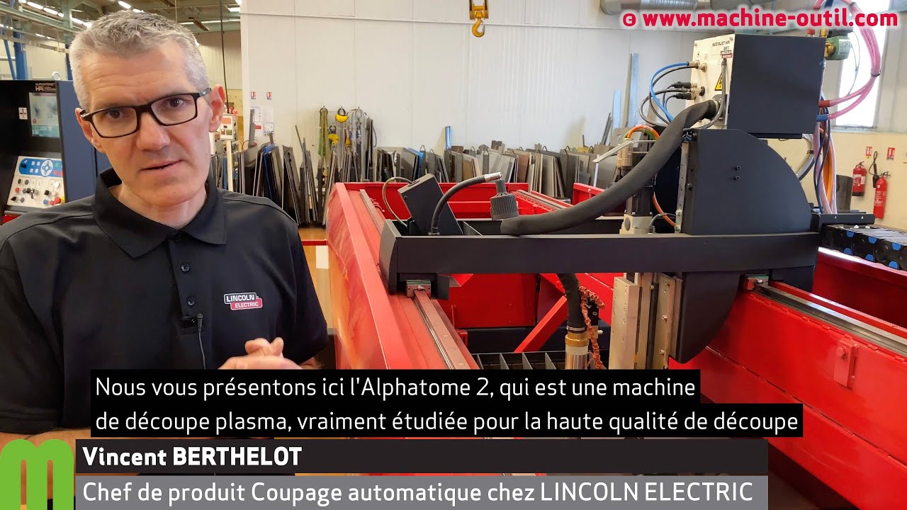 Machine de découpe plasma productive et précise Lincoln Electric Alphatome 2