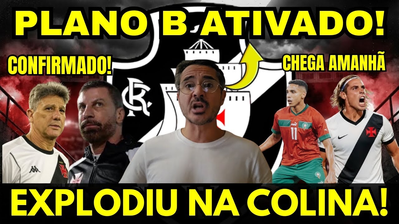 RENATO GAÚCHO NA MIRA! VASCO CONSULTA TREINADOR, DÍNIZ BALANÇANDO E MERCADO PEGANDO FOGO NO VASCÃO