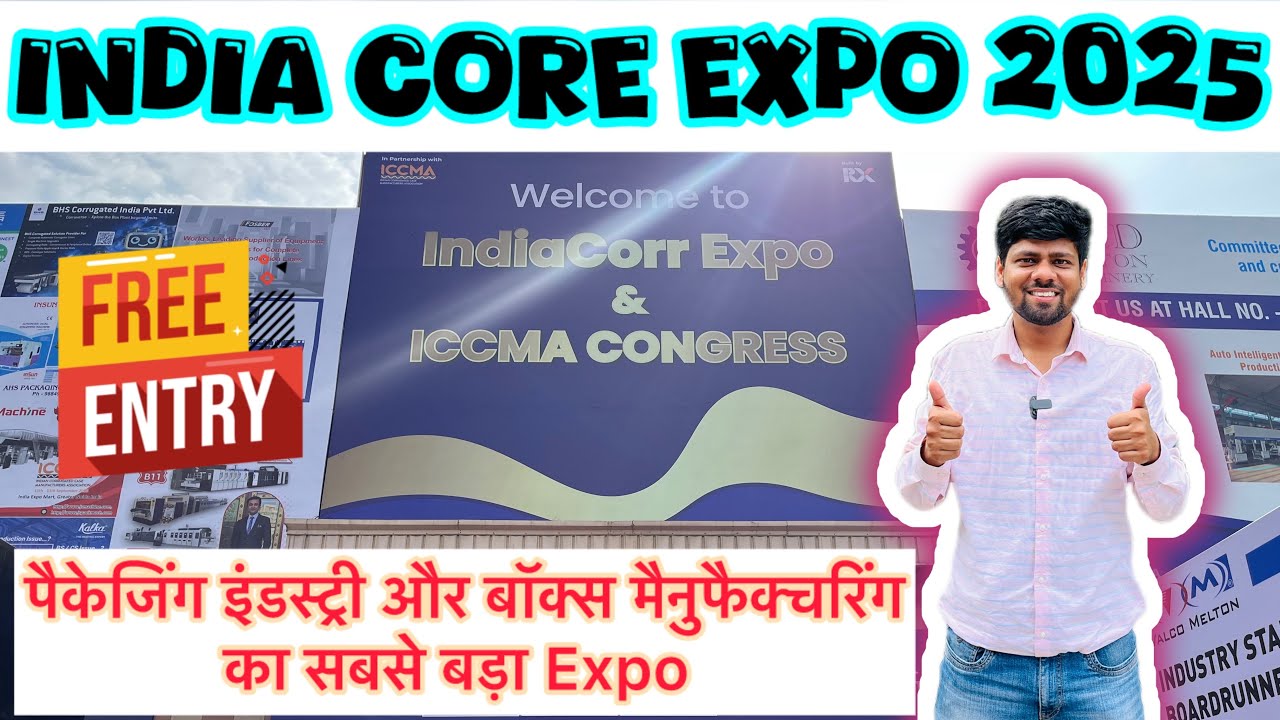 INDIA CORR EXPO 2025- Box MakingMachines Die Cutting Folding Flexo Printing Machine, Greater Noida