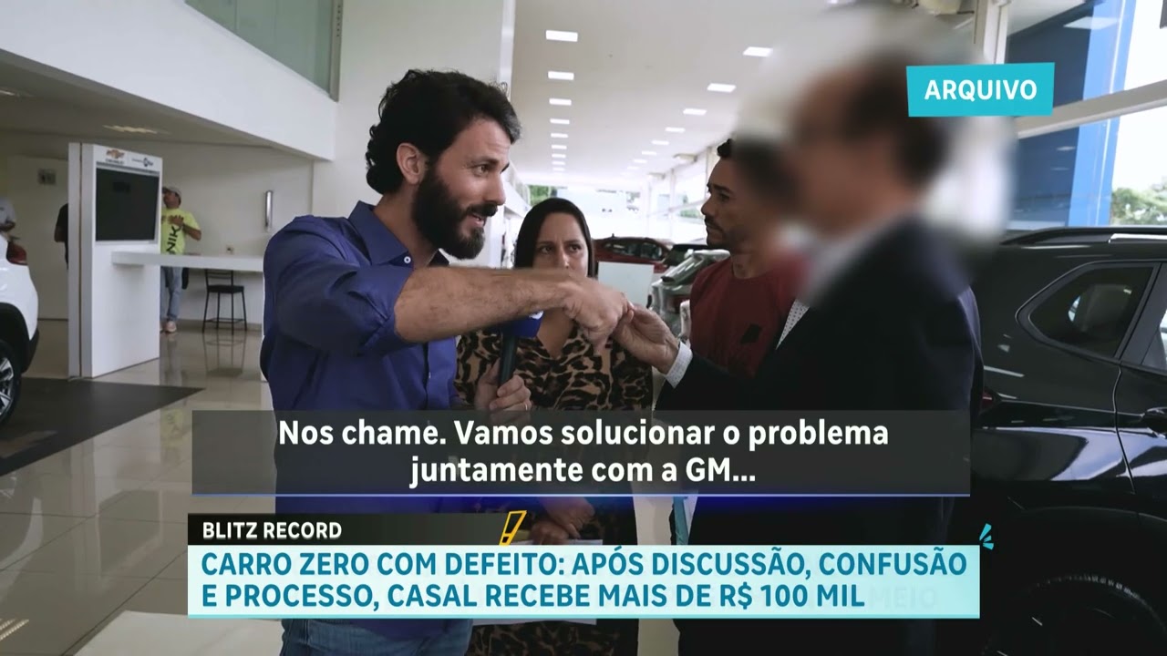 Blitz RECORD: mulher é indenizada em R$ 103 mil por loja após comprar carro com defeitos