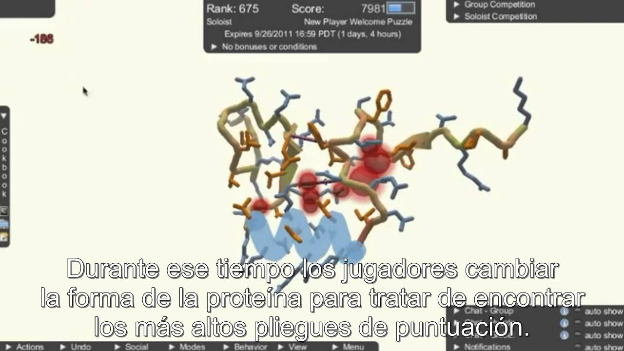 Introducci&oacute;n a Foldit subtitutlado en espa&ntilde;ol