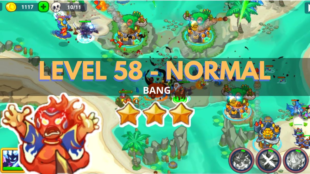 King of Defense 2: Level 58 NORMAL / BANG / GAMEPLAY GUIDE