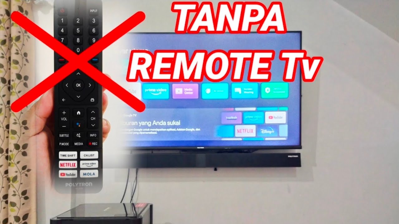 TANPA REMOTE Tv | Google Assistant |Google Tv Polytron Android Tv Smart Tv | Tv Murah Tv Terbaik