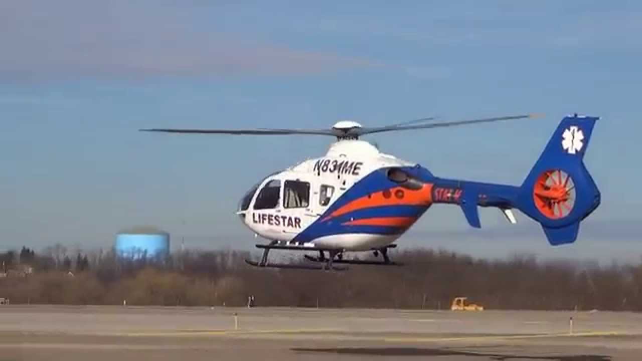 STAT MedEvac 1 N639ME And STAT MedEvac 17 N831ME Taking Off From Allegheny County Airport