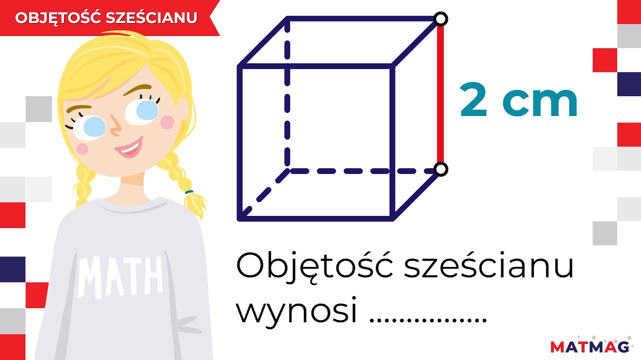 🔴 Objętość sześcianu 🔴 MATMAG ⭐