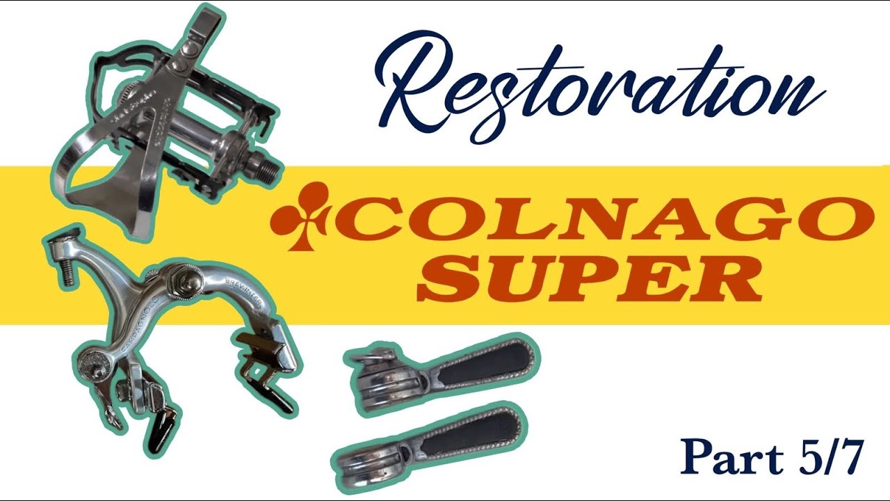 Super rare ICS levers found on the Colnago Super - Part 5