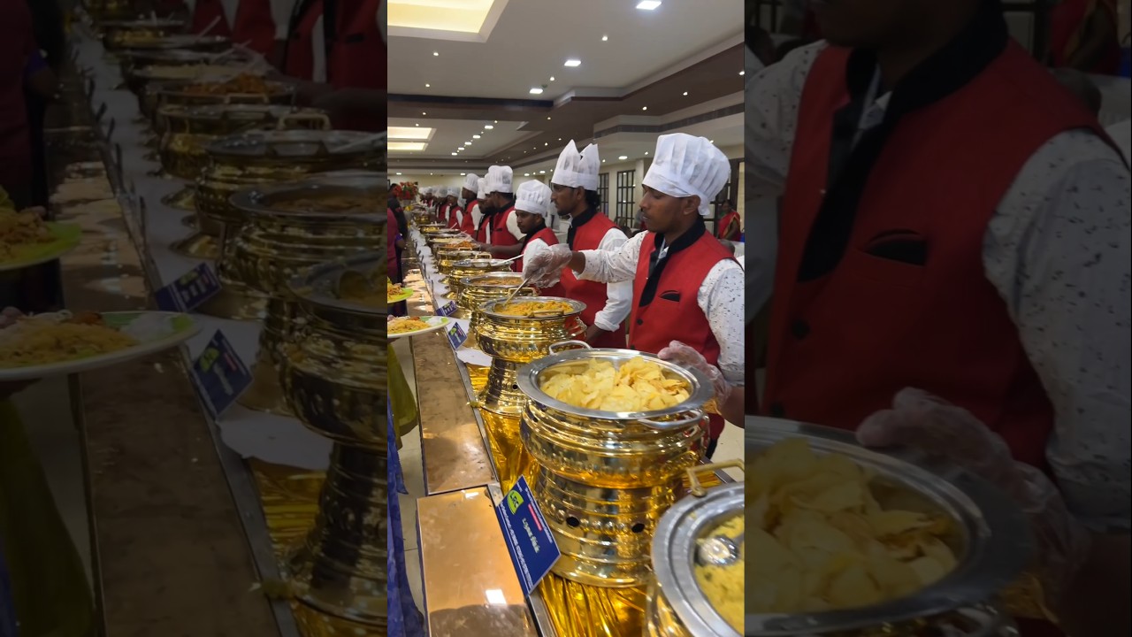 grand wedding event ⁉️🤯 #shorts #akilakannanvlogs #food #catering #wedding