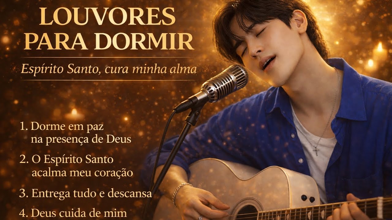 Louvores Para Dormir em Paz 🙏✨ Canções Que Acalmam a Alma e Trazem Presença de Deus