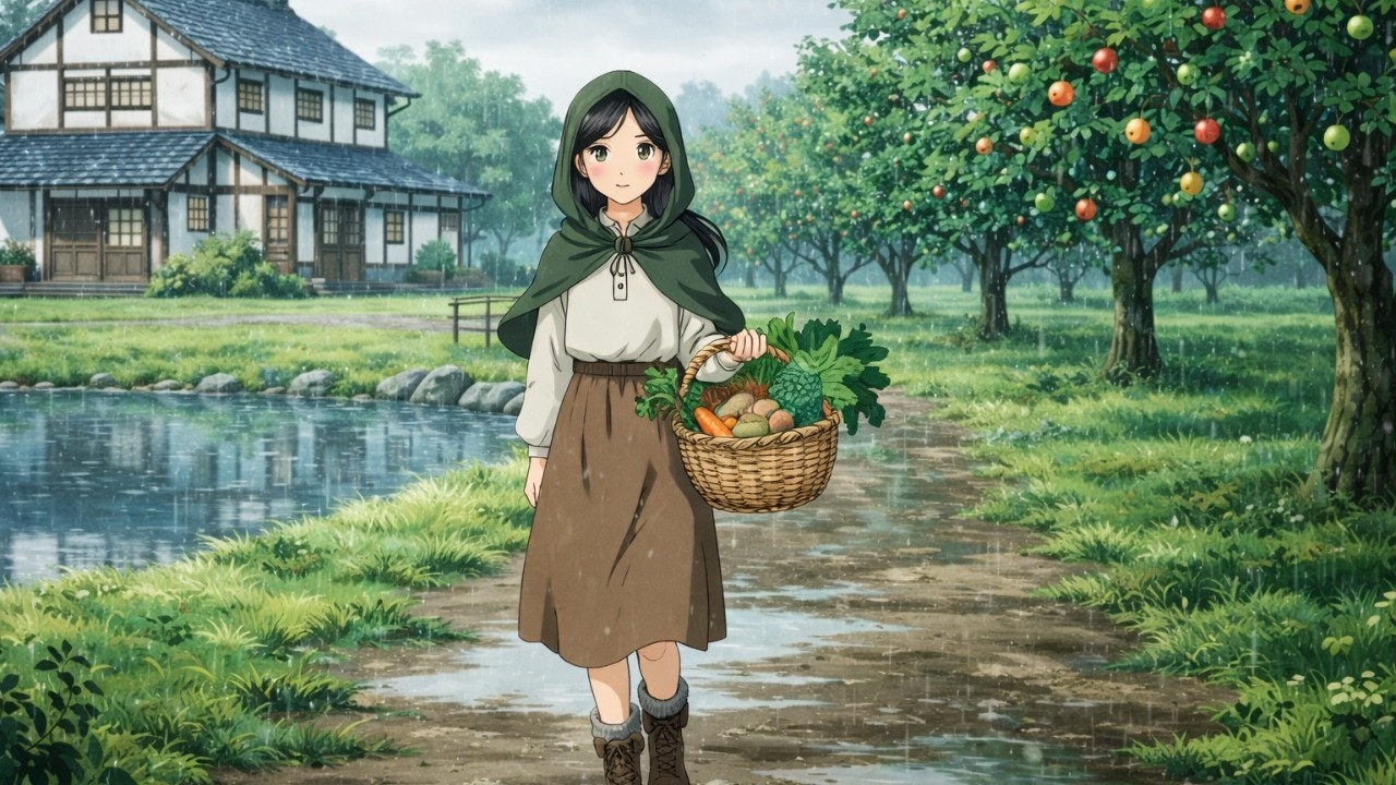 A Cozy Rainy Day in the Countryside | Peaceful Studio Ghibli Inspired Short Story