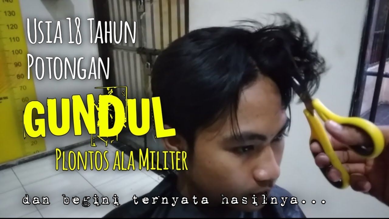 Eksplorasi Gaya Baru: Proses Cukur Gundul pada Anak Muda 18 Tahun