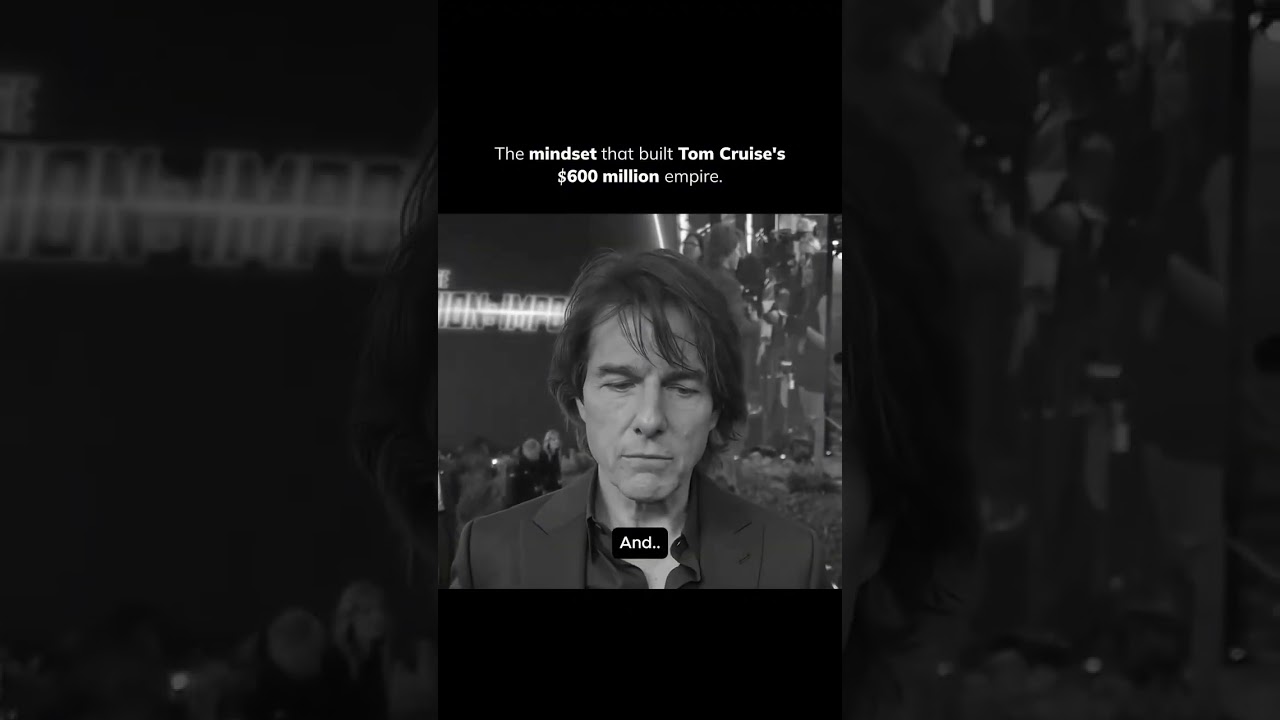 The empire isn&rsquo;t luck. It&rsquo;s mindset. Cruise chose greatness every day. #tomcruise #mindset