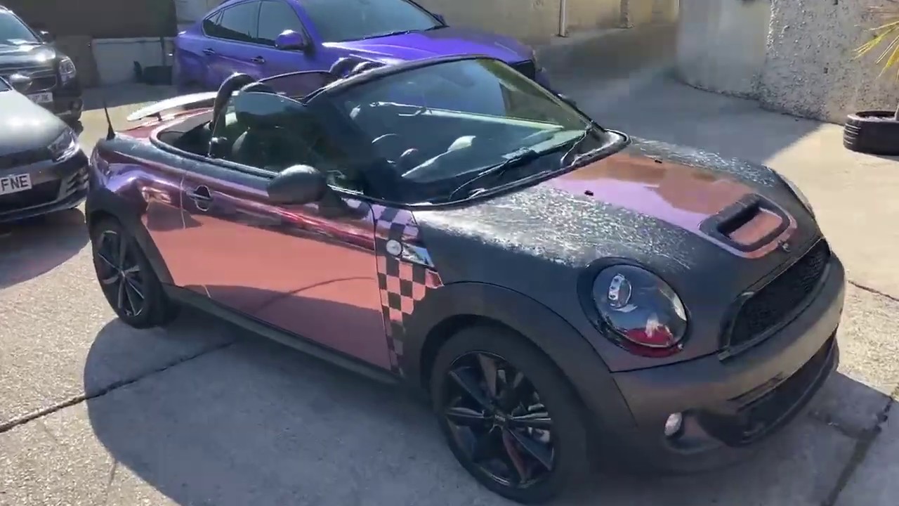 ROSE GOLD AND FORGED BLACK CARBON MINI ROADSTER S