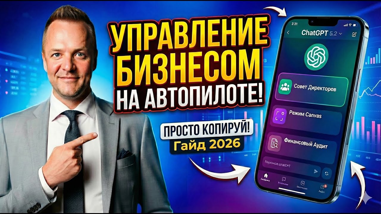 Революционная система управления на ChatGPT 5.2: Просто копируй (Гайд 2026)