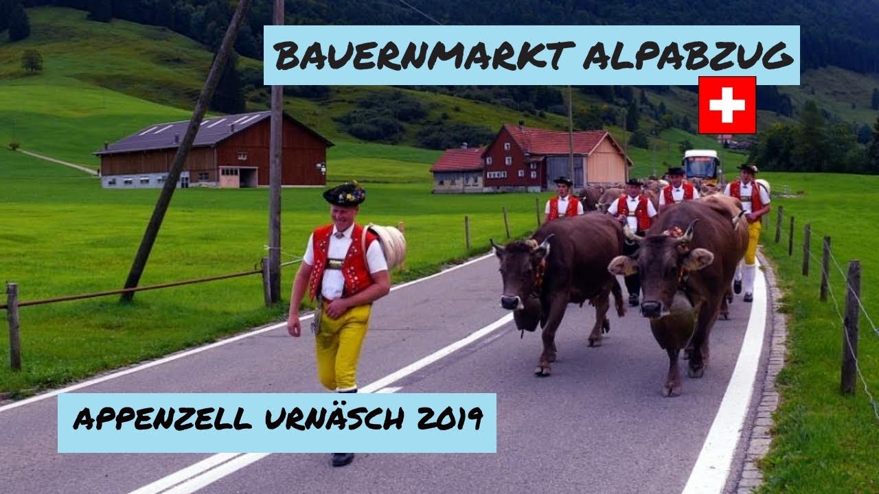 Bauernmarkt beim Alpabzug in Urnäsch 14.09.2019🇨🇭