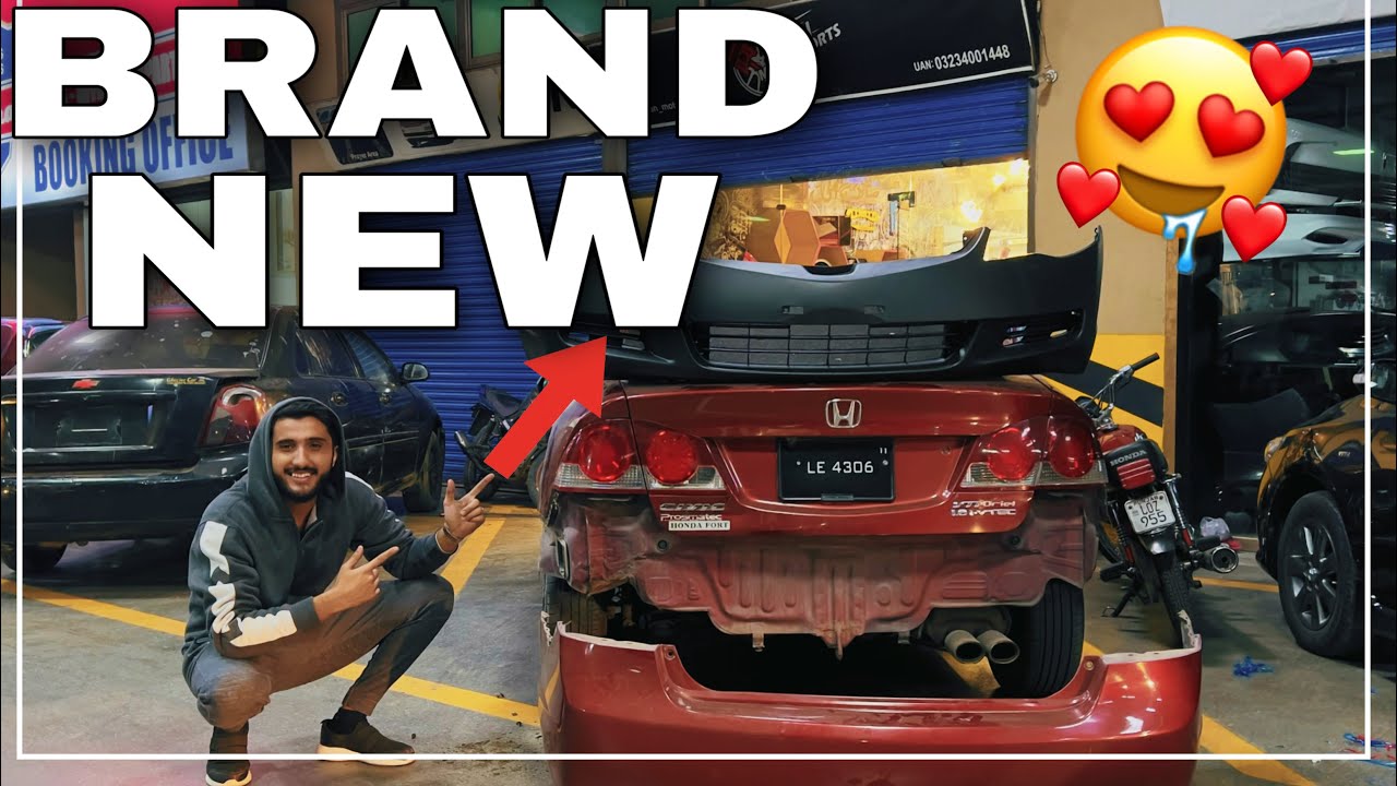 NEW BUMPERS FOR MY CIVIC REBORN!