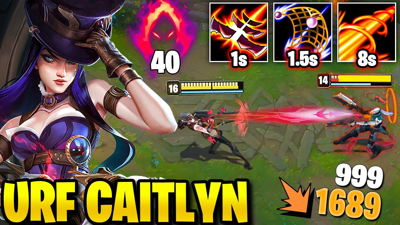 TEK Atmanın Tadı Bi Başka 😌 | URF Caitlyn Ama FULL ZIRH DEŞME | KassadinsCreed