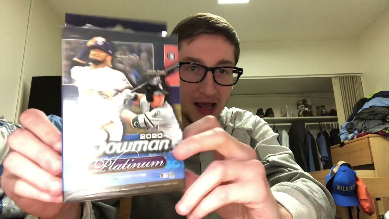 2020 BOWMAN PLATINUM HANGER BOX BREAK! BIG ROOKIE NUMBERED! BOOM