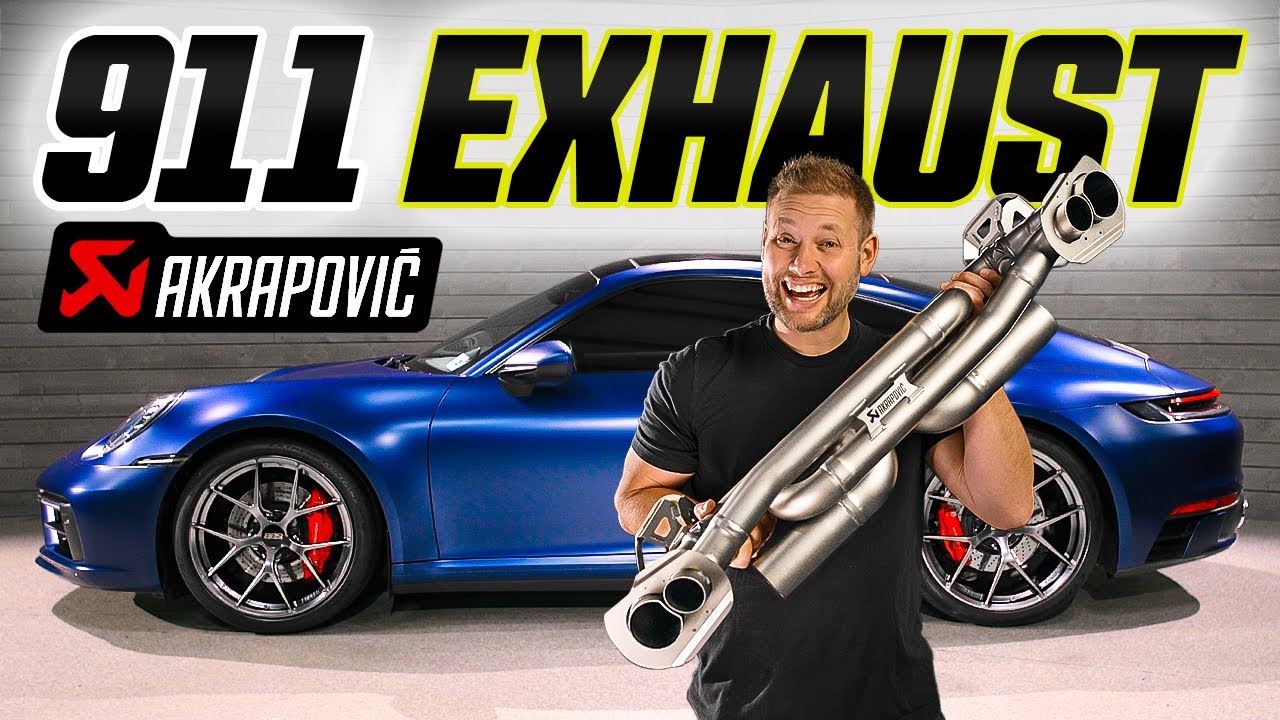 How to install an Akrapovic Titanium Exhaust & Link Pipes on a 992 911 Carrera