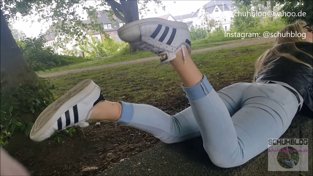 Julie: Dangling with Adidas Superstar