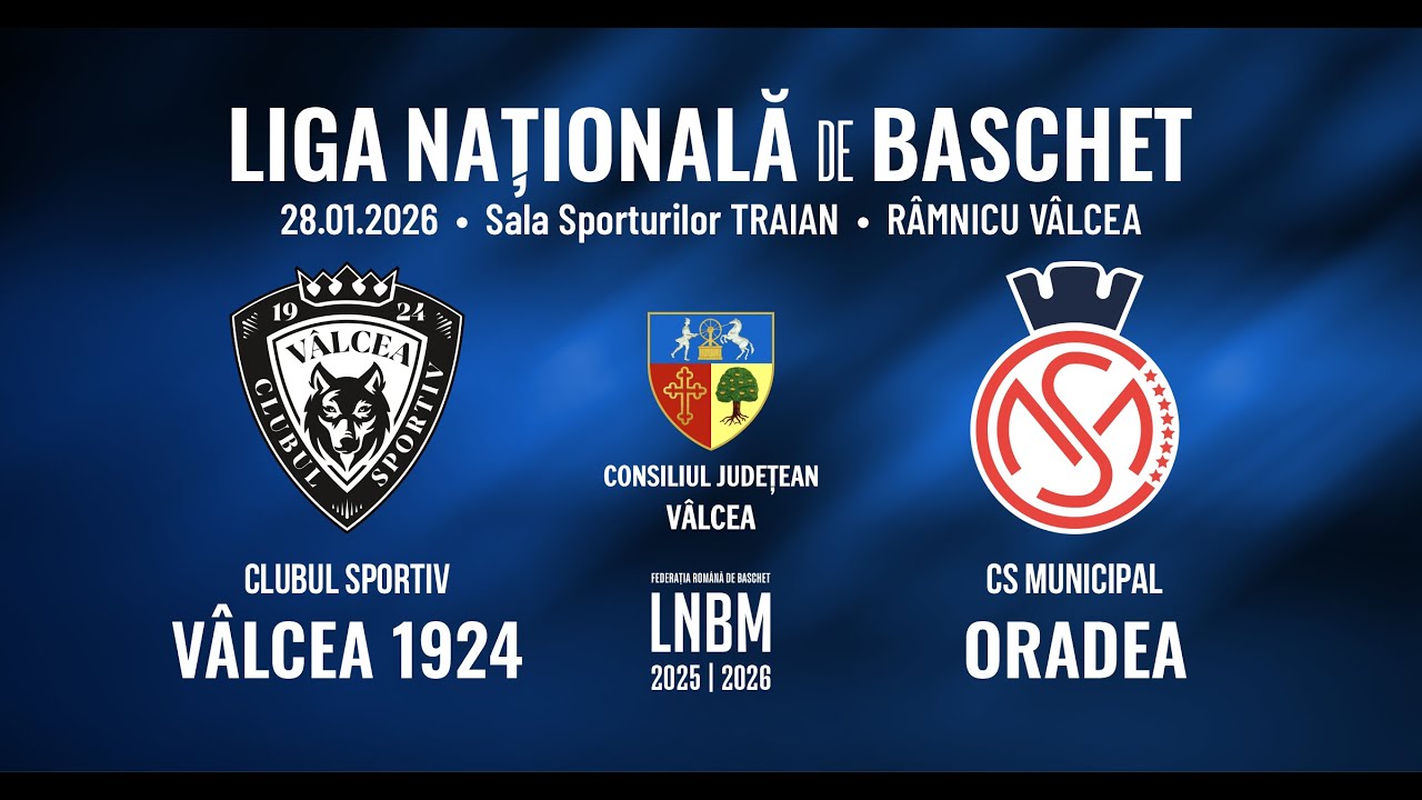 LIVE | CS Vâlcea 1924  VS  CS Municipal Oradea - 28.01.2026