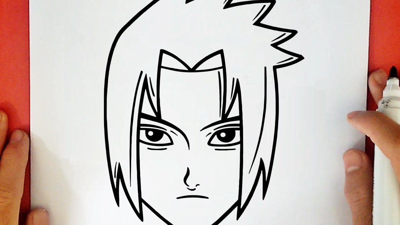 COMO DESENHAR O SASUKE