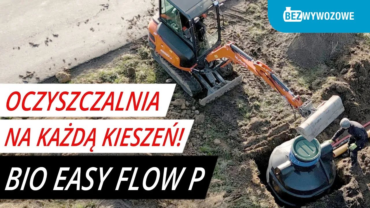 BEZWYWOZOWA oczyszczalnia na każdą kieszeń BIO EASY FLOW P