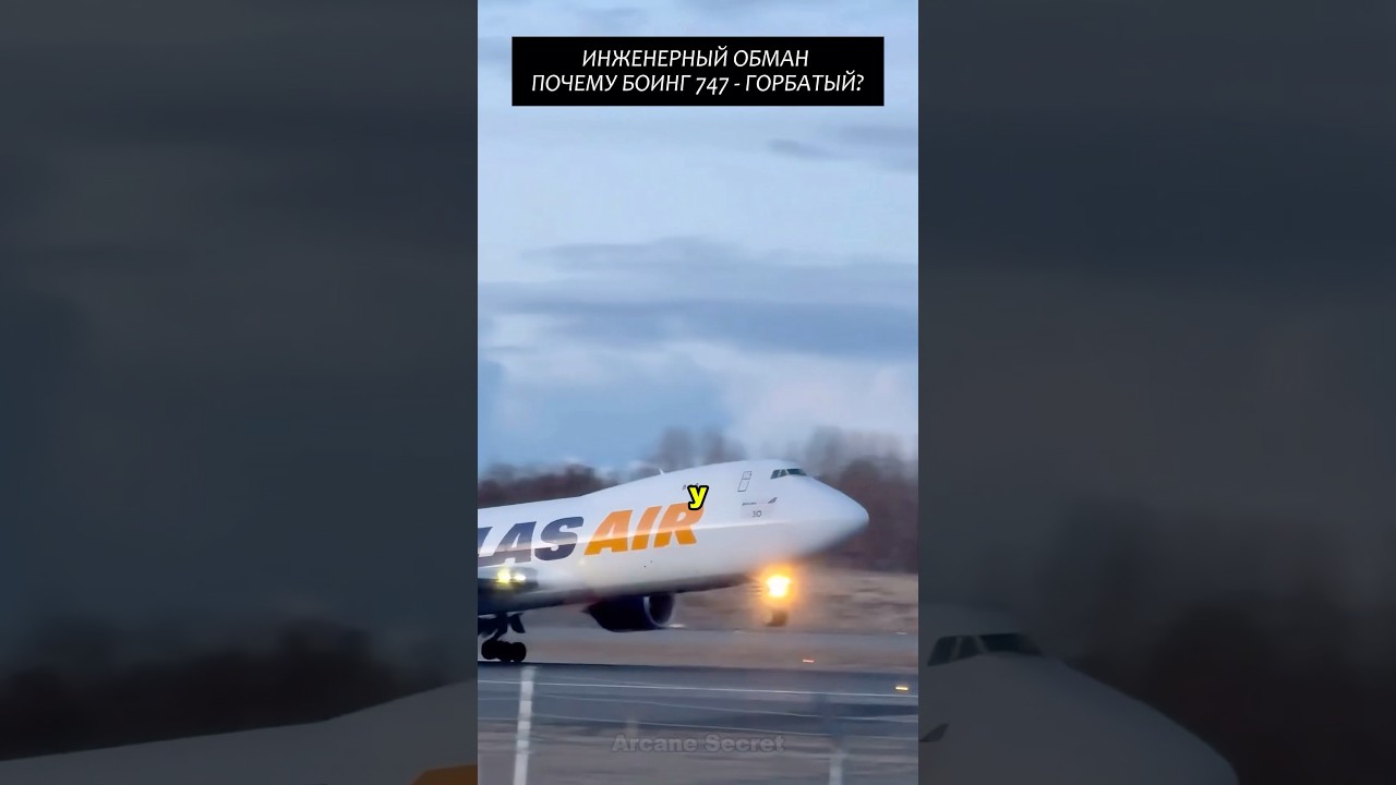 🔥✈️ Инженерный обман - почему  Боинг 747 горбатый?